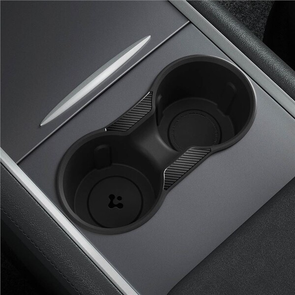 Spigen Center Console Cup Holder Insert Relaxed Grip vložky do držiaka nápojov Tesla Model Y/3
