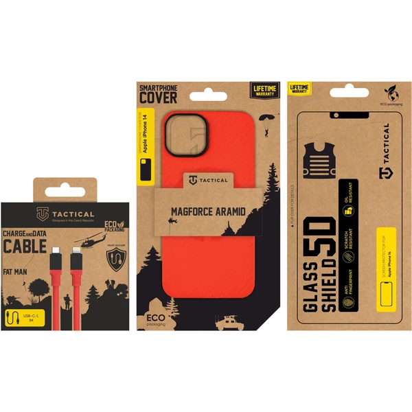 Tactical Red Limited Edition Combo pre Apple iPhone 14 červené - Puzdra - Obrázok f5c543e8898b4e108c7e08c7a062a26b