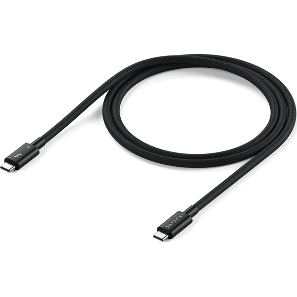 Satechi Thunderbolt 5 Pro pletený kabel (PD 240W,80Gpbs,8K Video) 1m vesmírně černý - Káble a redukcie - Obrázok f5cd6dbe09e64626b2d2a48d942dae54