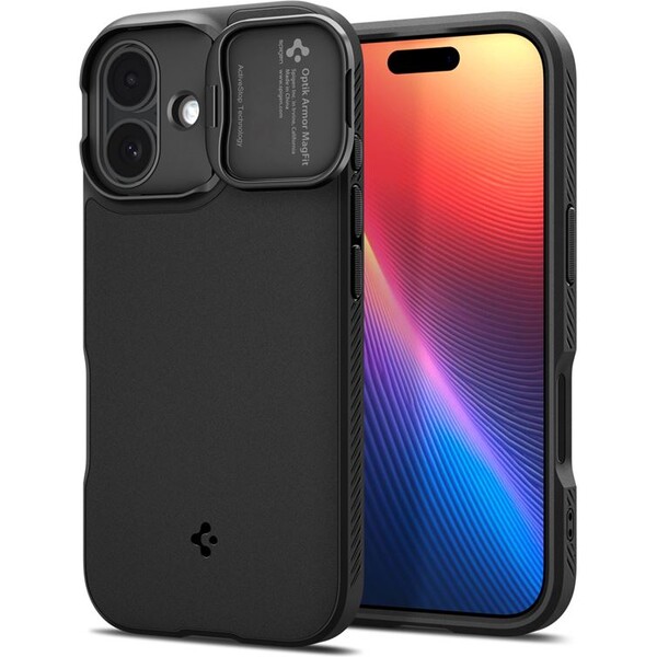 E-shop Spigen Optik Armor MagSafe kryt iPhone 17 black