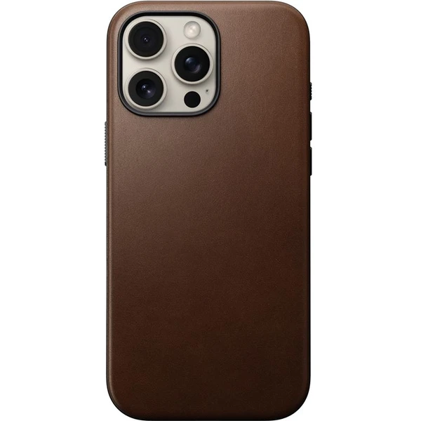 Nomad Modern Leather Case MagSafe kryt iPhone 16 Pro Max hnedý - Puzdra - Obrázok f5ed84e39f844ceda46265f584e7b6ff