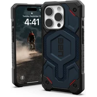 UAG Monarch Pro Magsafe Kevlar kryt iPhone 16 Pro tmavo modrý - Puzdra