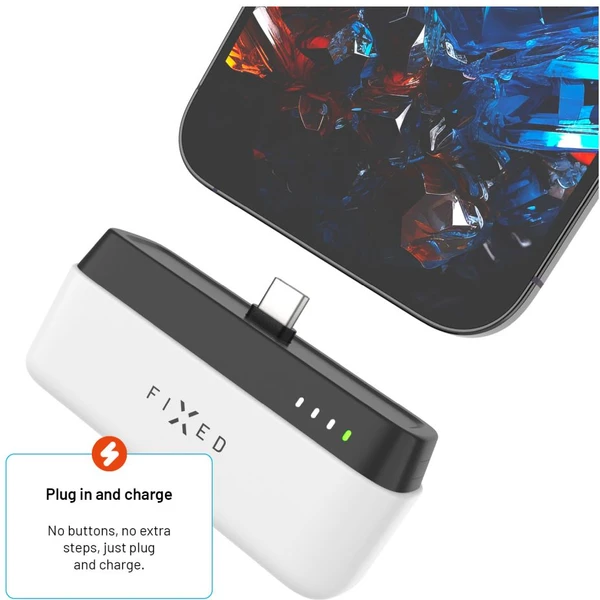 FIXED Zen 5 Plug-in PowerBank (PD) 20W, 5000 mAh biela - Powerbanky - Obrázok f62732e959774000be88dcb6b4e3d287