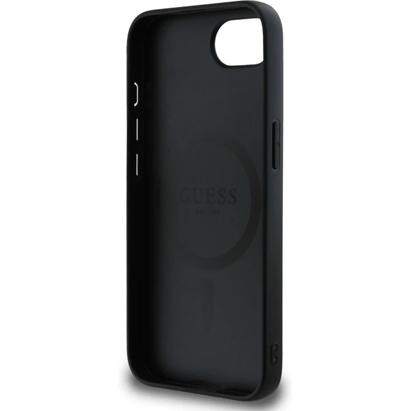 Guess PU 4G Peony MagSafe kryt iPhone 17e/16e čierny - Puzdra - Obrázok f6304459bf314cc7ba8685273a5b581b