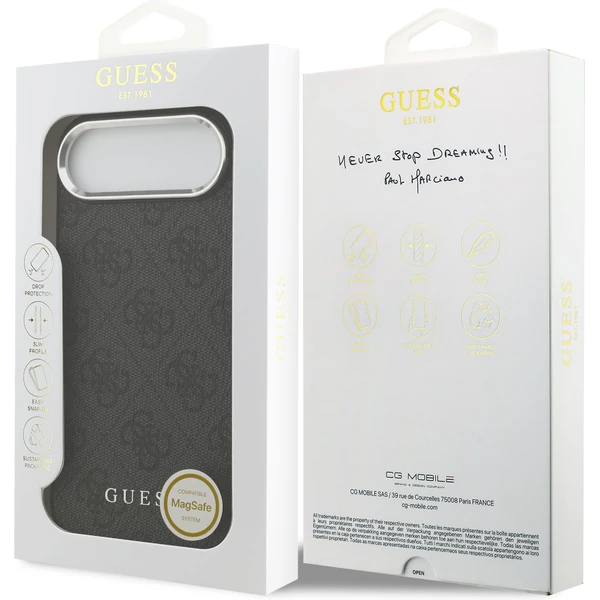 Guess 4G MagSafe kryt iPhone Air čierny - Puzdra - Obrázok f6494a9e4526474591f87c8f1d02f7d7