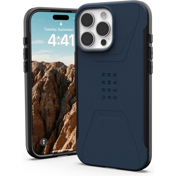UAG Civilian Magsafe kryt iPhone 16 Pro Max tmavomodrý