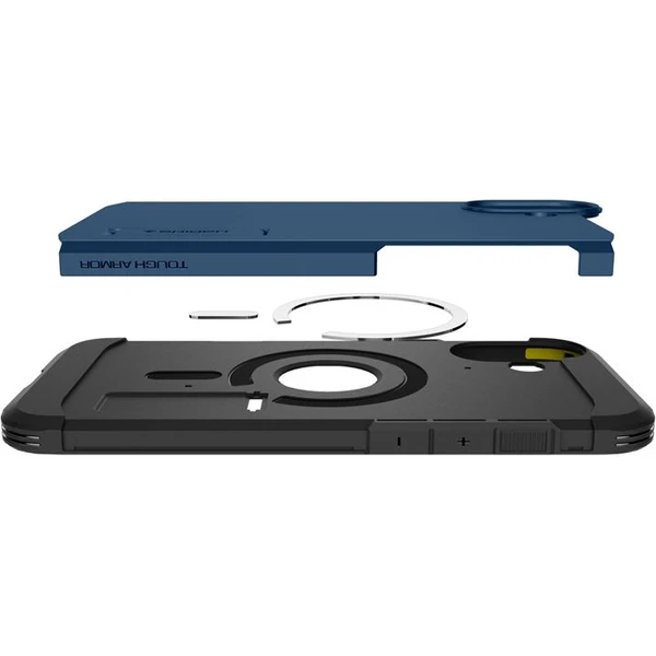 Spigen Tough Armor MagSafe kryt iPhone 16 navy blue - Puzdra - Obrázok f6c7a695d616488a8192c1e23ddb6a0e