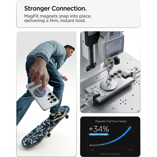 Spigen Ultra Hybrid S MagSafe kryt Samsung Galaxy S26 Ultra biely - Puzdra - Obrázok f6db4179706e4593be6683bb4a9f36e1