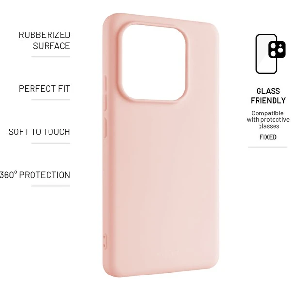 FIXED Story silikónový kryt Xiaomi Redmi Note 14 5G ružový - Puzdra - Obrázok f6e9d51d18ed4b15b652087d407124e2