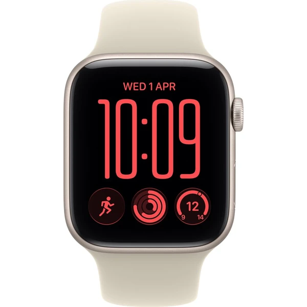 Apple Watch SE 3 (2026) 44mm Hvězdně bílý hliník s pískovým sportovním řemínkem S/M - Inteligentné hodinky - Obrázok f6fcf7c7ac9c4b2fa22d074cdbf28005