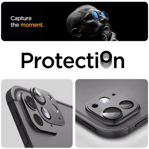 Spigen Glass TR EZ Fit Optik Metal sklo na fotoaparát iPad Pro 13" 2025/ iPad Pro 11" 2025 čierne - Ochranné fólie a sklo - Obrázok f7187703575f49849cd9b2b575390bbf