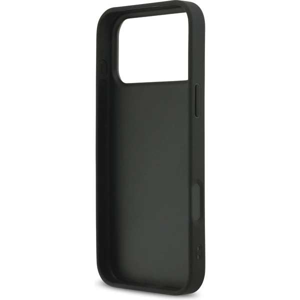 Karl Lagerfeld Fixed Glitter Metal Ikonik kryt iPhone 17 Pro Max čierny - Puzdra - Obrázok f720a41eb40943e8890bf116940a31cf