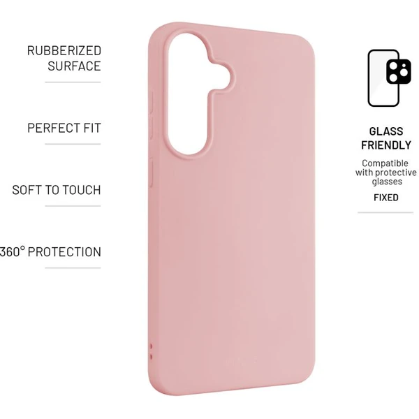 FIXED Story silikónový kryt Samsung Galaxy S25+ ružový - Puzdra - Obrázok f725b5527ee441a2aeba0339c75eedc0