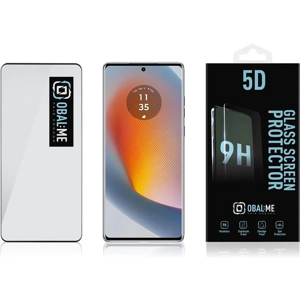 OBAL:ME 5D tvrdené sklo pre Motorola Edge 50 Fusion čierne - Ochranné fólie a sklo - Obrázok f72aee7a2369403386137c5987b7f7f1