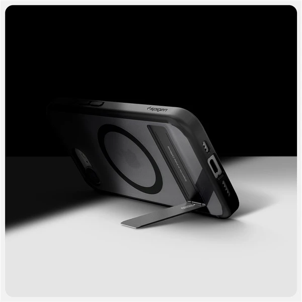 Spigen Ultra Hybrid S MagSafe obal iPhone 17e/16e frost black - Puzdra - Obrázok f72baed7abdc43b9bb505628dd3a2d43