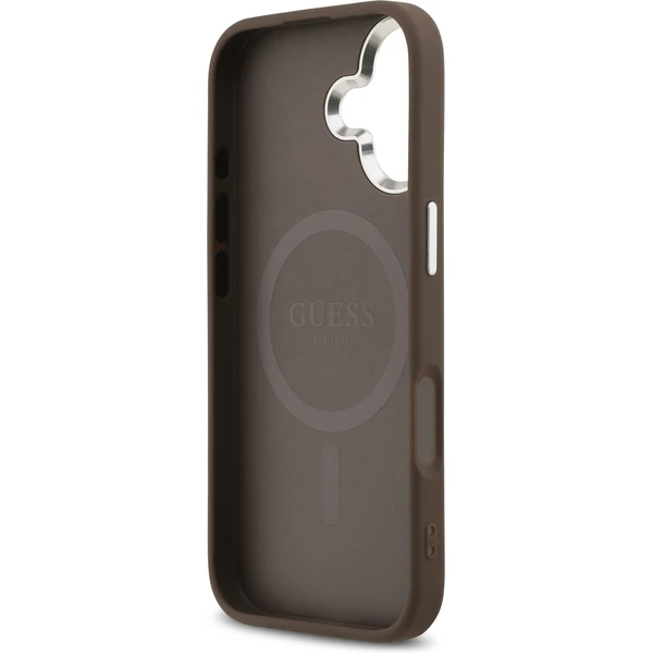 Guess 4G MagSafe kryt iPhone 17 hnedý - Puzdra - Obrázok f7535c0d3b9043f1b2e45c07ea6f902a
