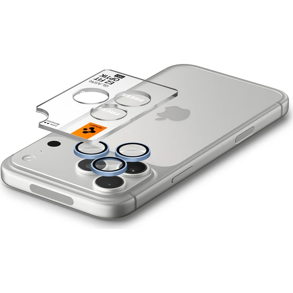 Spigen Glass tR EZ Fit Optik Pro 2 Pack sada skiel iPhone 18 Pro Max/18 Pro svetlomodrá - Ochranné fólie a sklo - Obrázok f75dcbc341054befac46579cce2f7660