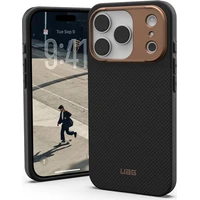 UAG Fibr Armr MagSafe kryt iPhone 17 Pro kevlar čierny/bronzový - Puzdra