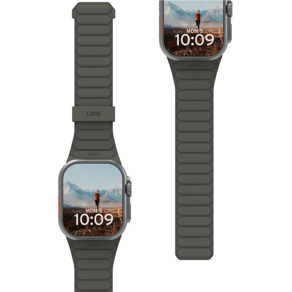 UAG Pathfinder remienok Apple Watch 49/46/45/44/42mm olivový/oranžový - Remienky - Obrázok f78396f8ff124c61b3e55bf56e095c86
