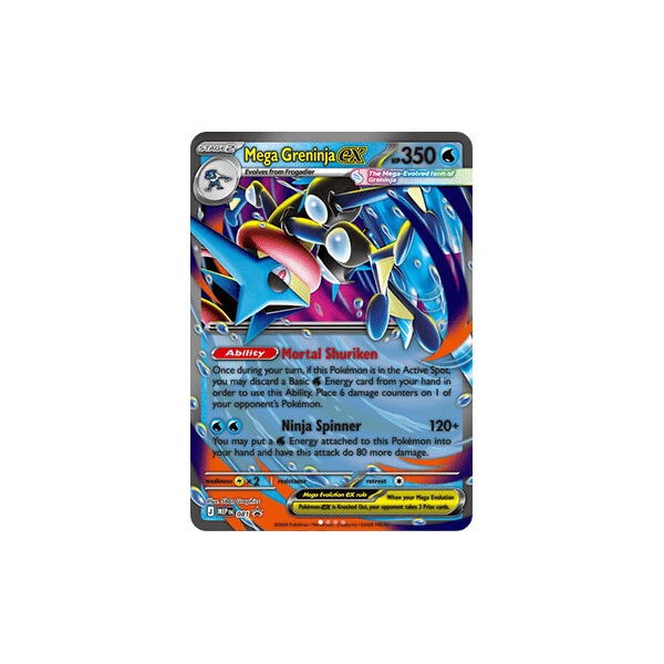 Mega Greninja ex (MEP 081) - MEP Black Star Promos [Holo] - Kusové karty - Hlavný obrázok