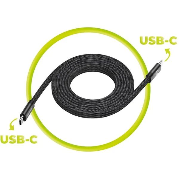 Mobile Origin Magnetic Flat Patented Original USB-C to USB-C 1m, black - Káble - Obrázok f792f0d1bc9748048e176154e8d451b6