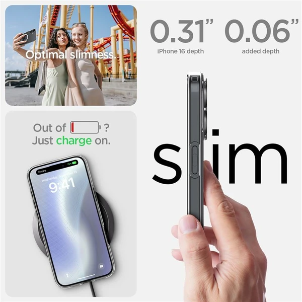 Spigen Crystal Flex MagSafe kryt iPhone 16 crystal clear - Puzdra - Obrázok f79471b583464af09d49dff769926ea0