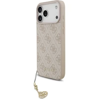 Guess 4G Charm kryt iPhone 17 Pro Max ružový - Puzdra