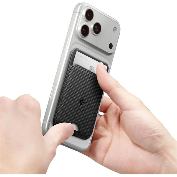 Spigen Slim Fold Stand MagSafe peňaženka čierna (1 karta) - Peňaženky - Obrázok f7a39a41441c4251b816e3ed2fad40f7