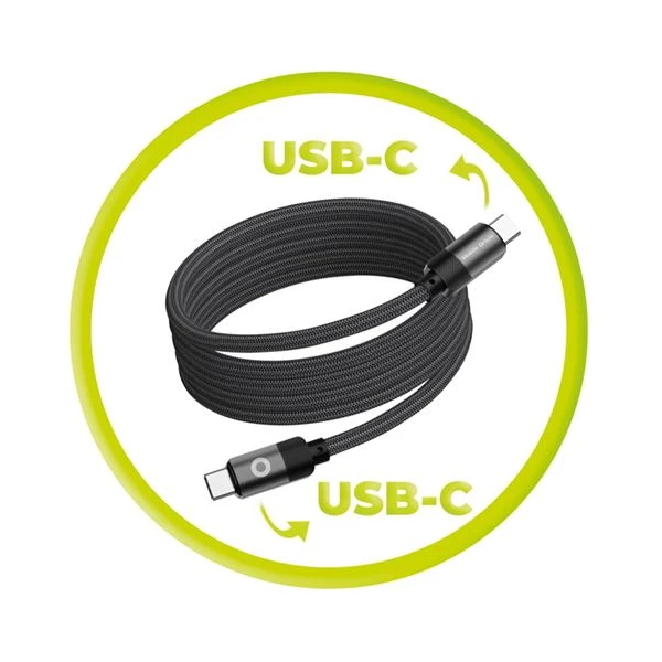 Mobile Origin Magnetic Patented Original Cable USB-C to USB-C 1m, black - Káble - Obrázok f7ab8731da444453a33dede374b55bc1
