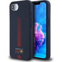 Oracle Red Bull Racing Silikónový Powerbar MagSafe kryt iPhone 17e/16e modrý - Puzdra