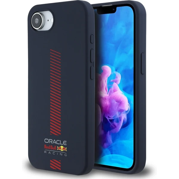 Oracle Red Bull Racing Silikónový Powerbar MagSafe kryt iPhone 17e/16e modrý - Puzdra - Hlavný obrázok