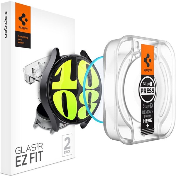 Spigen Glass TR EZ Fit sklo Samsung Galaxy Watch7 (40mm) číre (2 ks)