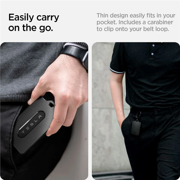Spigen Air Fit Card Holder Case púzdro na kartu Tesla (2 Pack) čierne - Puzdra - Obrázok f846aa42bf3049b8804b81f86f358884