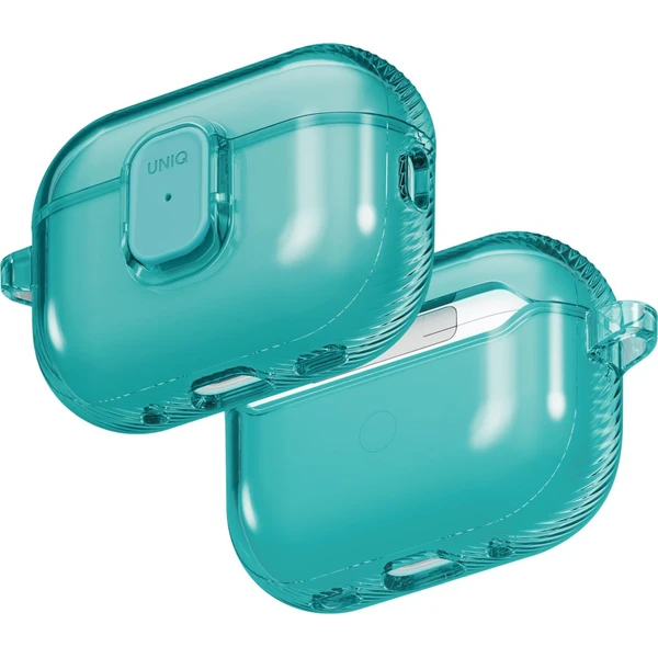 UNIQ Glase Pro Lock Case púzdro AirPods Pro 3 tyrkysové - Puzdra - Obrázok f84c3be94c5e43de899a586600ee1174