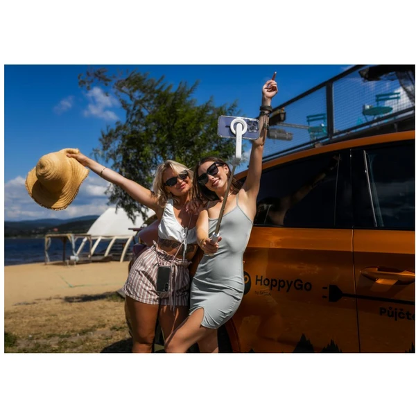 Selfie stick s tripodom FIXED MagSnap s podporou MagSafe a bezdrôtovou spúšťou, biely - Držiaky - Obrázok f85992f72936445686cfd7161abc1bfb