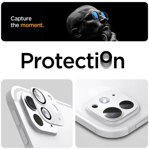 Spigen Glass TR EZ Fit Optik Metal sklo na fotoaparát iPad Pro 13" 2025/ iPad Pro 11" 2025 strieborn - Ochranné fólie a sklo - Obrázok f86464ee3367480381d2630a8377b41c