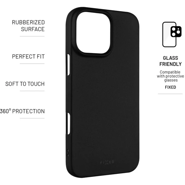 FIXED Story silikónový kryt Apple iPhone 16 Pro Max čierny - Puzdra - Obrázok f86ea3ceabc14666a1aa5f2bcd87bee3
