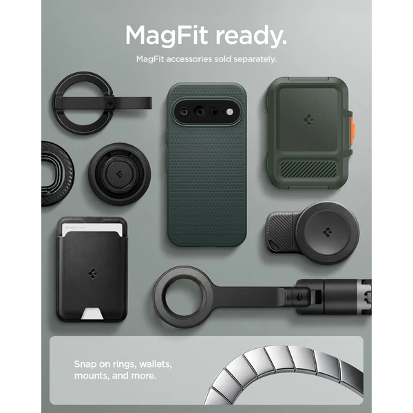 Spigen Liquid Air MagSafe, abyss green - Google Pixel 11 Pro - Puzdra - Obrázok f87048d811874572ac01ae99819948c8