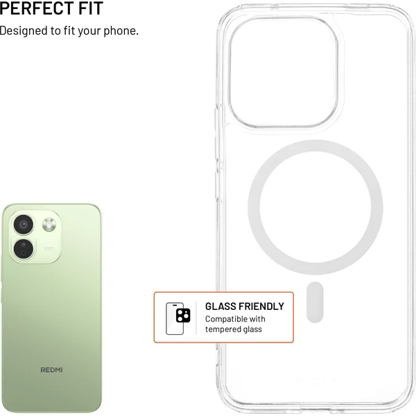 FIXED MagPure kryt s MagSafe Xiaomi Redmi Note 17 Pro Max 5G číry - Puzdra - Obrázok f8721ec83f0447b6844a3e818a1ca002