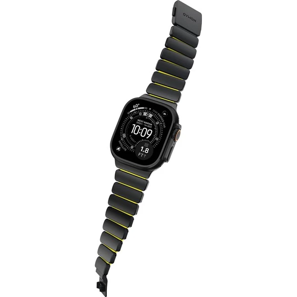 Nomad Stratos Band FKM remienok Apple Watch 45/46/49mm Black Titanium/Volt - Remienky - Obrázok f8769cdc77d9401598f2e8cbbeaa3d25