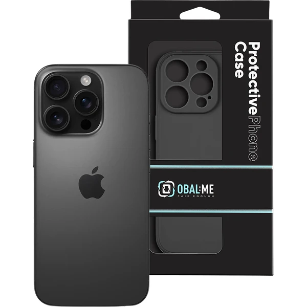 OBAL:ME Matte TPU kryt Apple iPhone 16 Pre čierny - Puzdra - Obrázok f87d1900a3c54ceda8333b1dabb1c01f