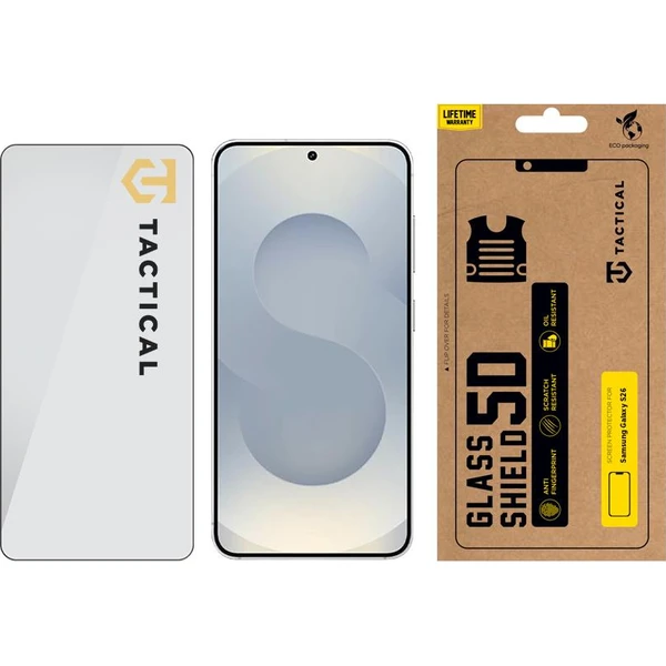 Taktický sklenený štít 5D sklo pre Samsung Galaxy S26 čierne - Ochranné fólie a sklo - Obrázok f8891a871efd4eae9a7e46d294026c06