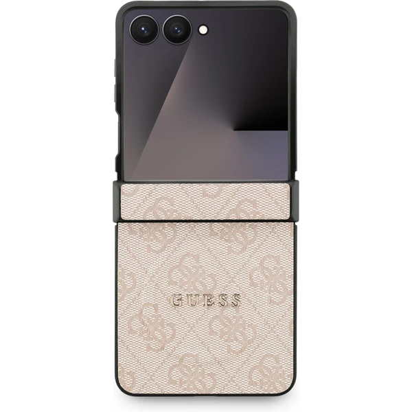 Guess PU Leather 4G Colored Ring Magnetic kryt Samsung Galaxy Z Flip 7 ružový - Puzdra - Obrázok f89182605aeb4c32998e0432d7b8916f