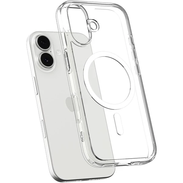 Spigen Ultra Hybrid MagSafe kryt iPhone 17 clear white - Puzdra - Obrázok f89b3f1b74524bbb8987be3afca08636