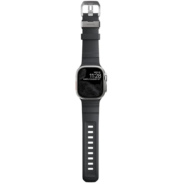 Nomad Rocky Point Band remienok Apple Watch 49/45/44/42mm strieborný/tmavo šedý - Remienky - Obrázok f89e64a33ebd497f8a15f7e6ad0e95d8