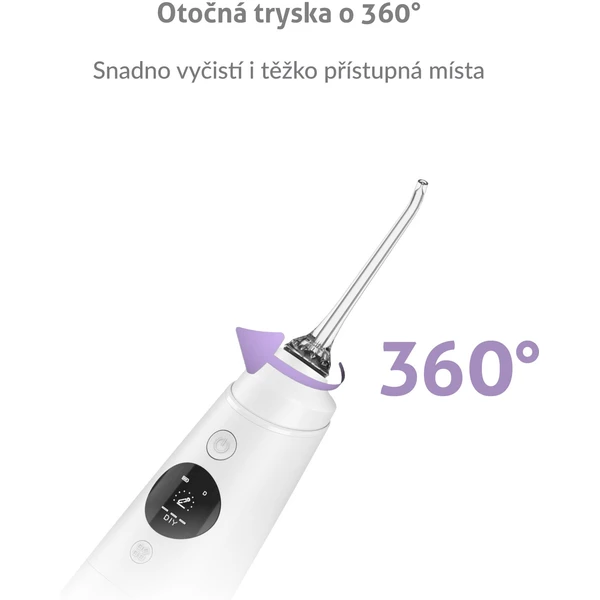 TrueLife AquaFloss Compact C300 White - Ústne sprchy - Obrázok f8a6d3fceae4458794c10f1f3930d0e9