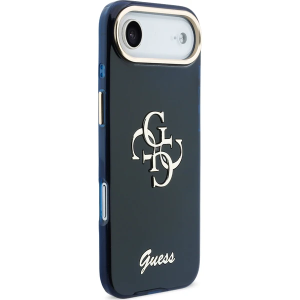 Guess IML 4G Script Metal Logo kryt iPhone Air modrý - Puzdra - Obrázok f8fef8354f3e4e1fbd033c96a6d7f617