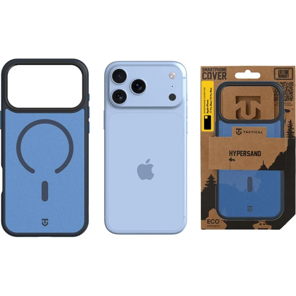 Tactical MagForce Hypersand Kryt pre Apple iPhone 17 Pro Max/18 Pro Max Deep Blue - Puzdra - Obrázok f928c91f3d414b1aad33117b7e96cb6b