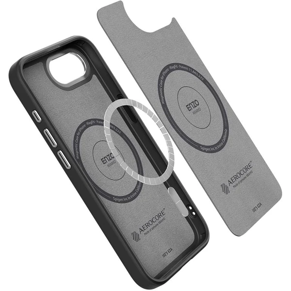 Spigen Enzo Aramid MagSafe kryt iPhone 17e/16e matne čierny - Puzdra - Obrázok f92f6ad0906d45759a7f6f6c7446109a