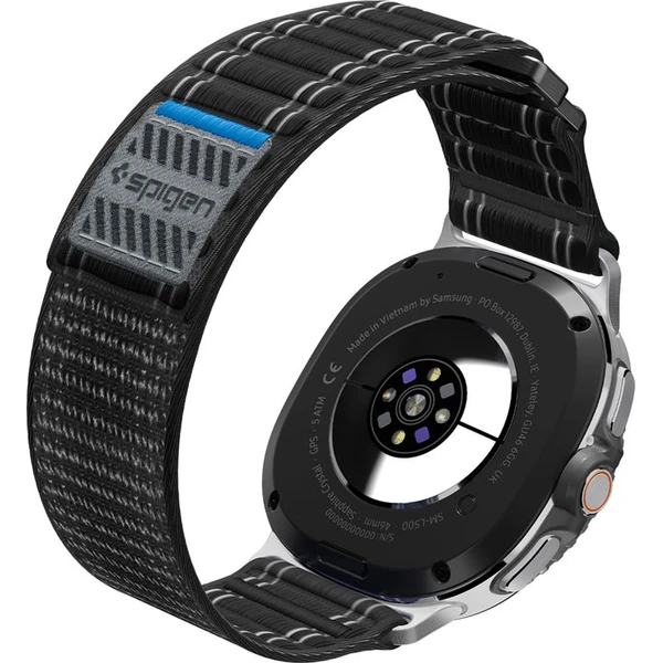 Spigen Fabric Band remienok (suchý zips) Samsung Galaxy Watch8 46/44/40mm čierny - Remienky - Obrázok f934107d813046928751bf132eee0786
